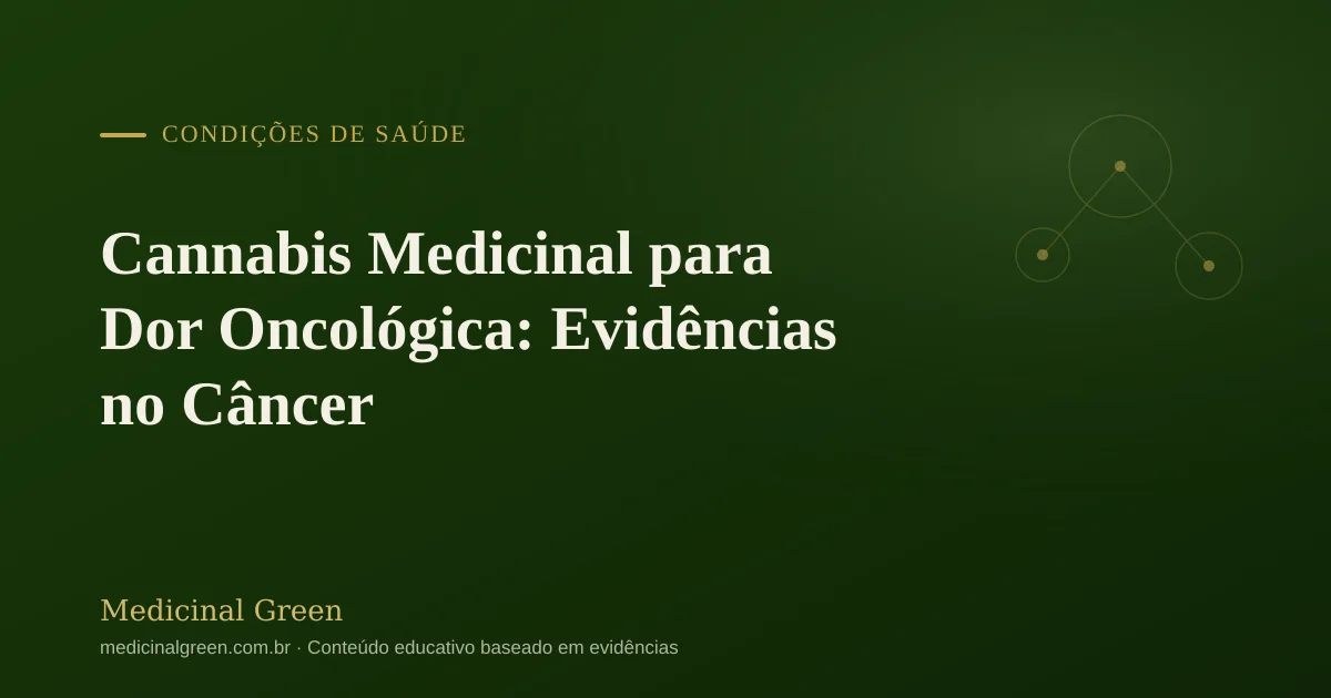 Cannabis Medicinal para Dor Oncológica: Evidências no Câncer