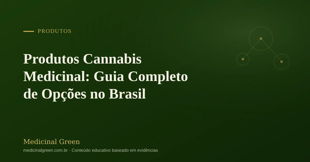 Produtos Cannabis Medicinal: Guia Completo de Opções no Brasil